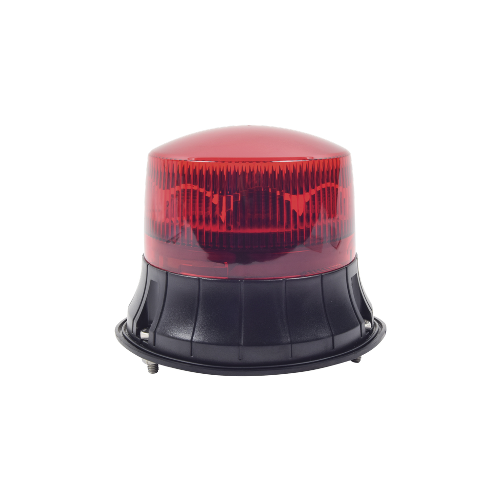 [XP-1535-R] Burbuja LED giratoria color rojo, 9 LEDs, montaje permanente