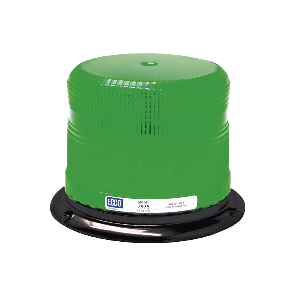 [X7975-G] Burbuja clase I de LED, color verde, montaje permanente