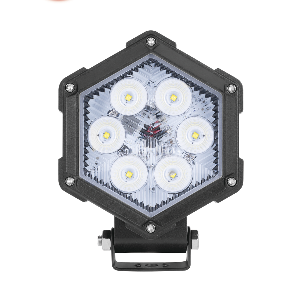 [XCHR30] Luz de Trabajo Ultra brillante, 6 Led, 2200 Lumenes, 30 watts, 12-24 Vcc