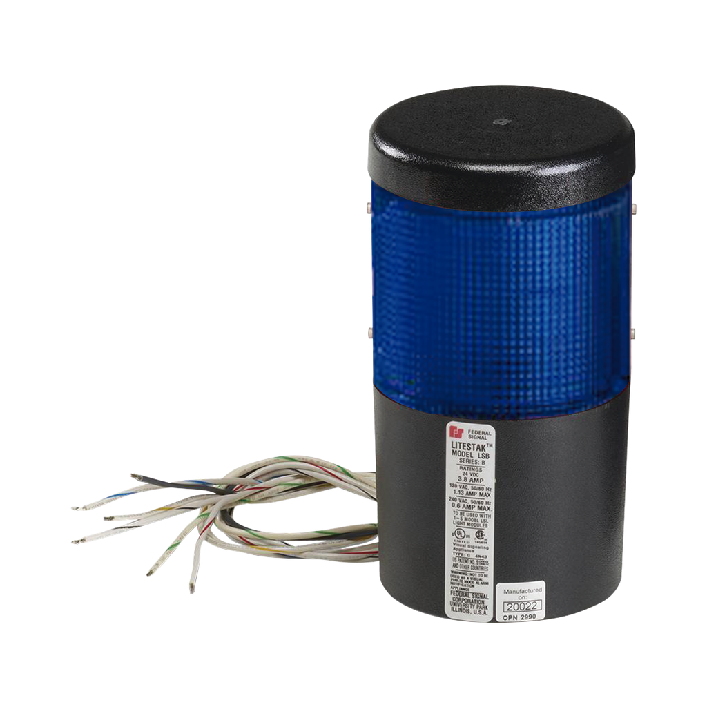 [LSLD120B] Módulo de luz LED litestak, 120Vca, azul