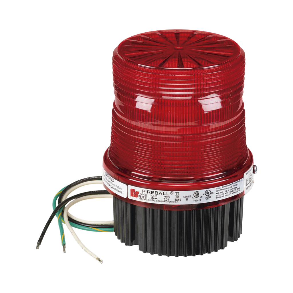 Estrobo fireball Para Ubicaciones Peligrosas, UL y cUL, 120 Vca, rojo