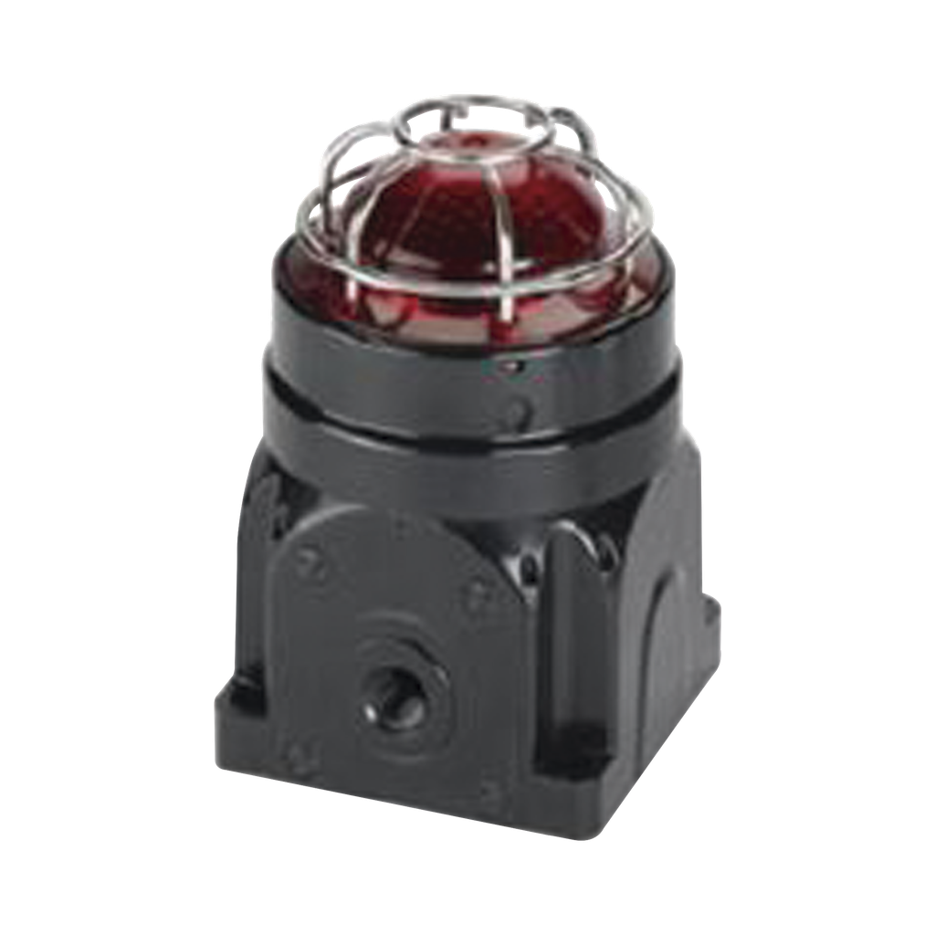 [GLEDACDR] Luz LED de la serie global, para ubicaciónes peligrosas, UL y cUL CID2, 120-240 Vca, montaje en superficie Ex d, rojo