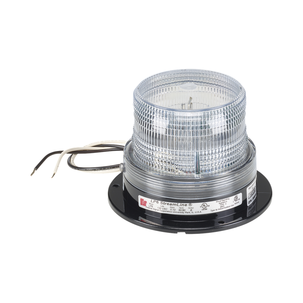 [LP6120C] Estrobo streamline, mini, 120-240 Vca, claro