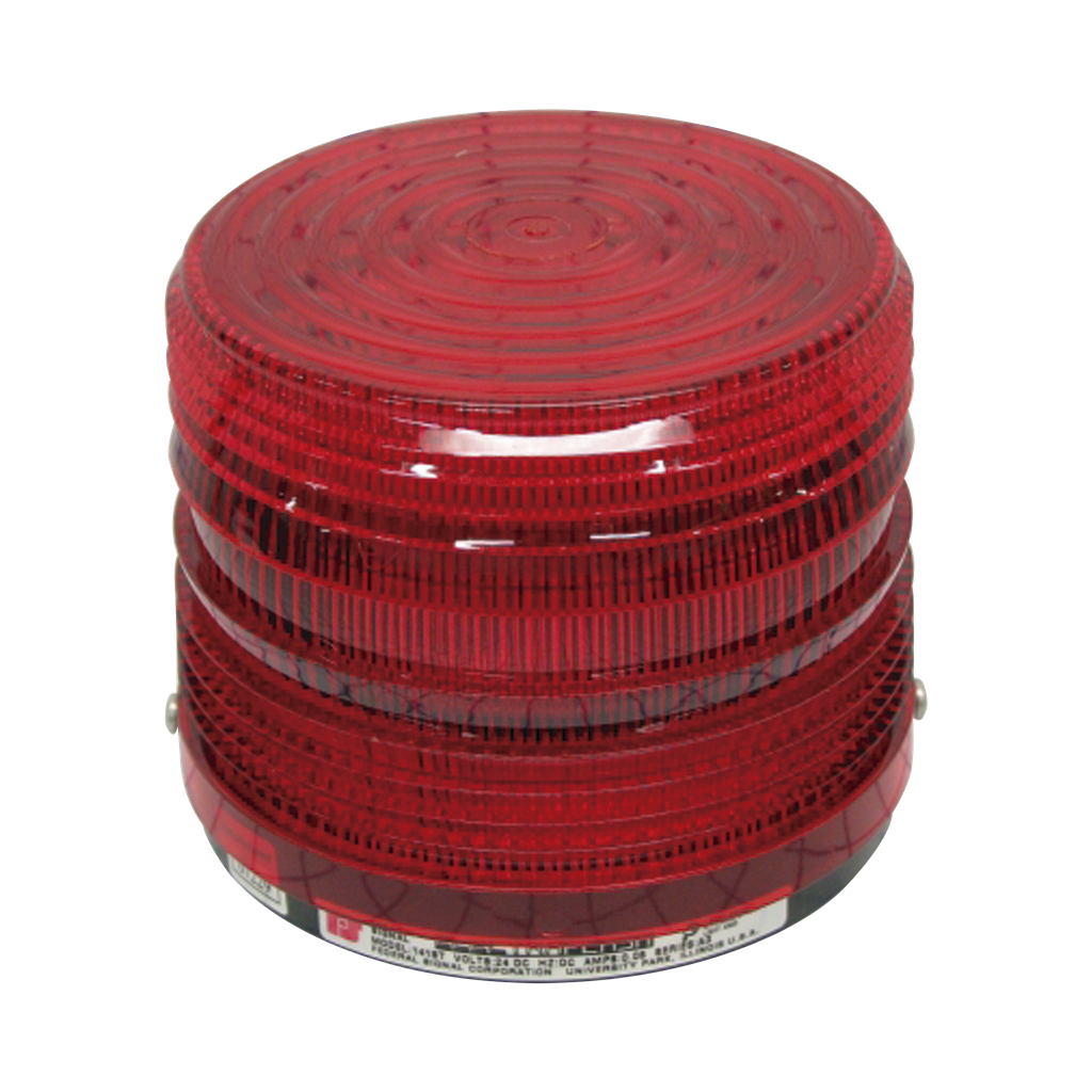 Luz estroboscópica Electraflash®, UL y cUL, 24 VCD, color Rojo