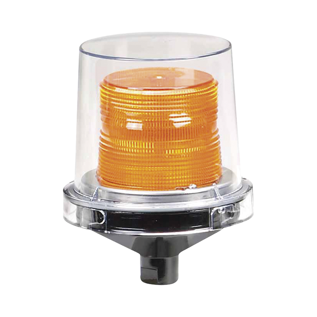 Luces estroboscópicas para lugares peligrosos Electraray® , Homologado UL y cUL para Clase I, División 2, Grupos A, B, C y D; Clase II, División 2, Grupos F y G; Clase III , 12-24 VCD, color Ámbar, parpadeo predeterminado