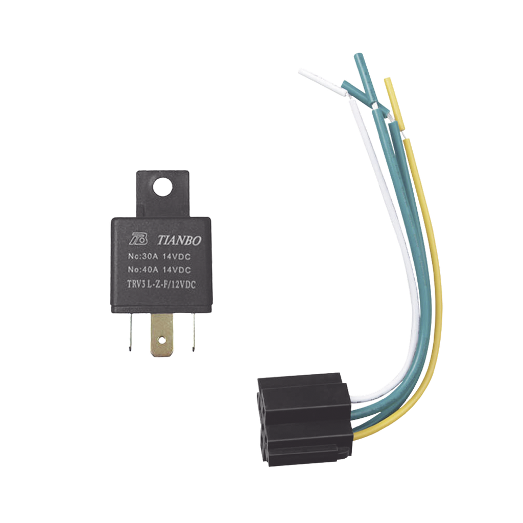 Relevador de 5 pines automotriz de 12 volts