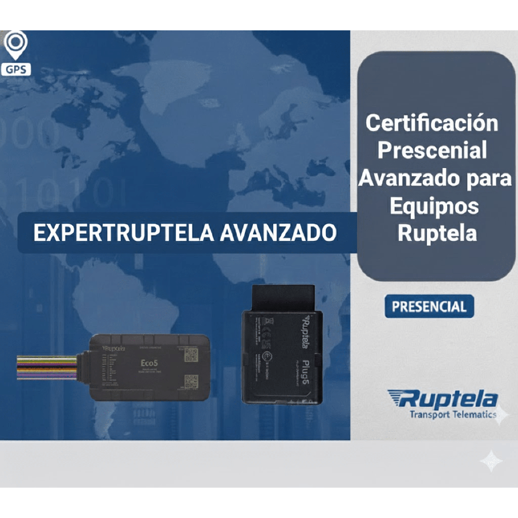[EXPERTRUPTELAAVANZADO] Curso GPS y Telemática Vehicular Ruptela EpcomGPS Avanzado