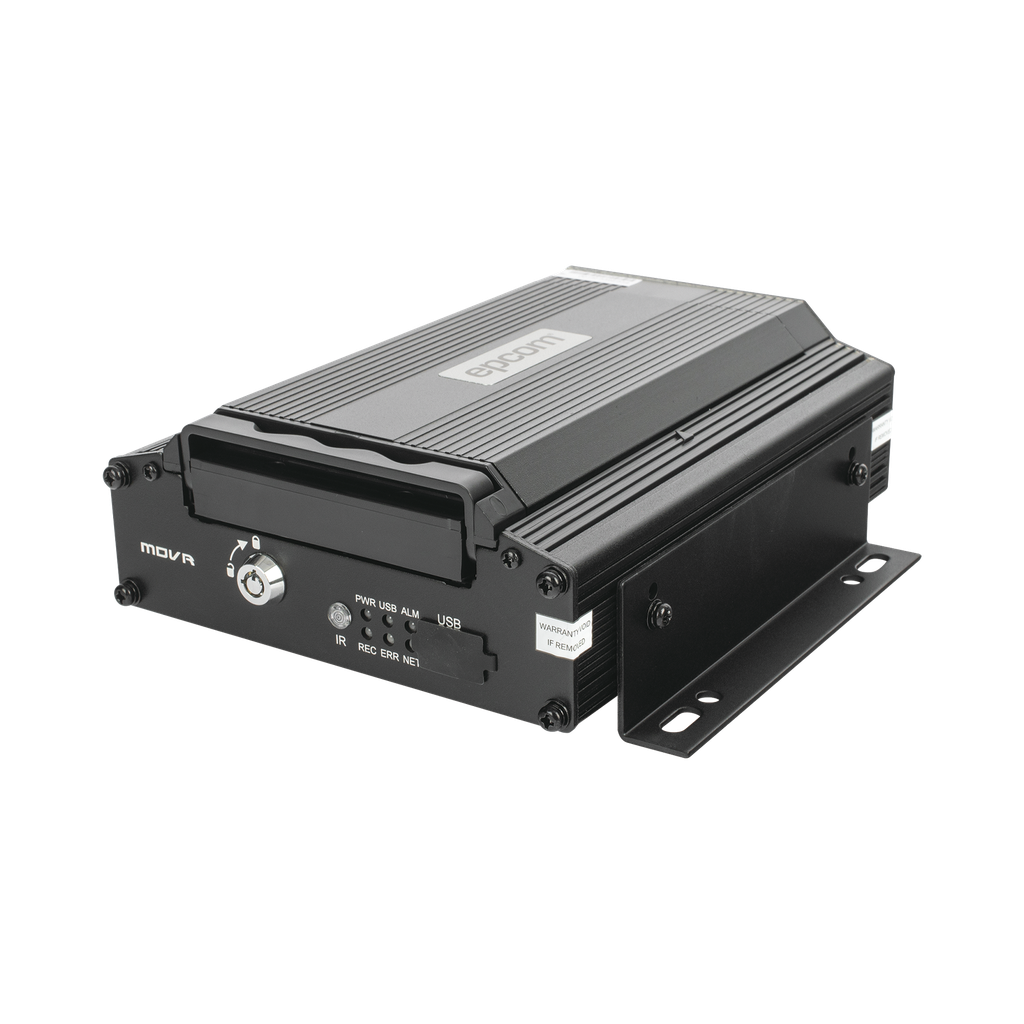 XMR401NAHDS DVR Móvil / Multiplataforma / 4 Canales AHD 2 Megapixel / Almacenamiento en HDD / H.265 / Chip IA Embebido / Soporta 4G / WiFi / GPS