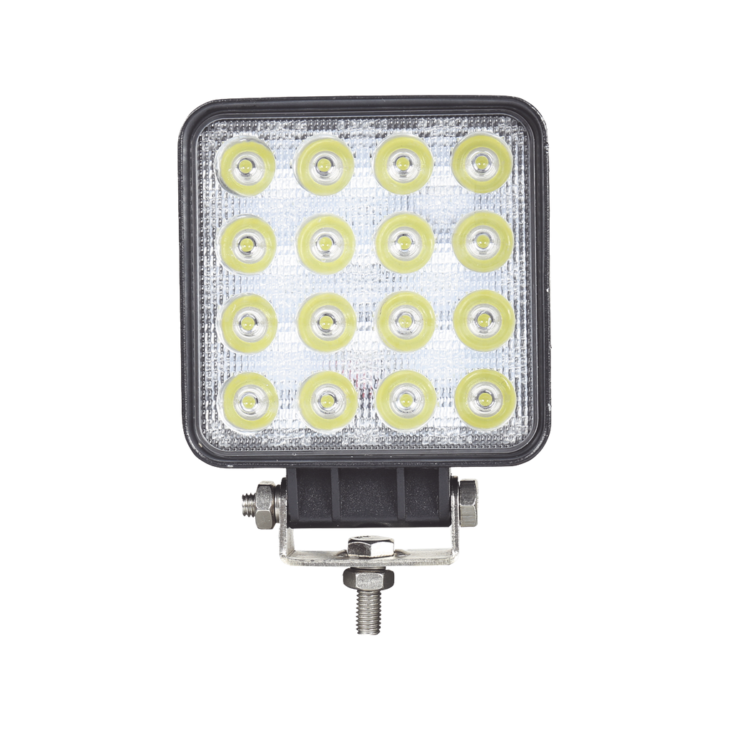 Luz de trabajo de 16 LED, 4000 Lumenes, 48 Watts, 10-30 Vcc, IP67