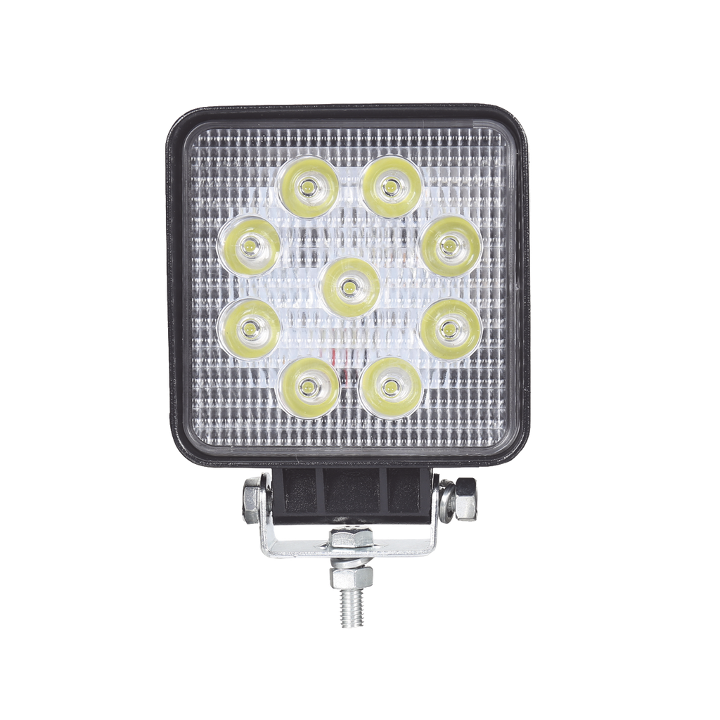 Luz de trabajo de 9 LED , 2300 Lúmenes, 27 Watts, 10-30 Vcc, IP67