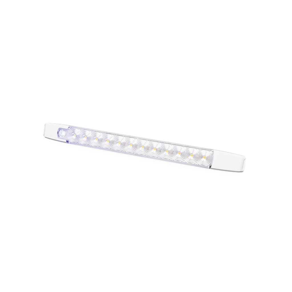 [EW0352] Luz Auxiliar LED Rectangular, 12 LED, 12-24 Vcc,  360 lúmenes