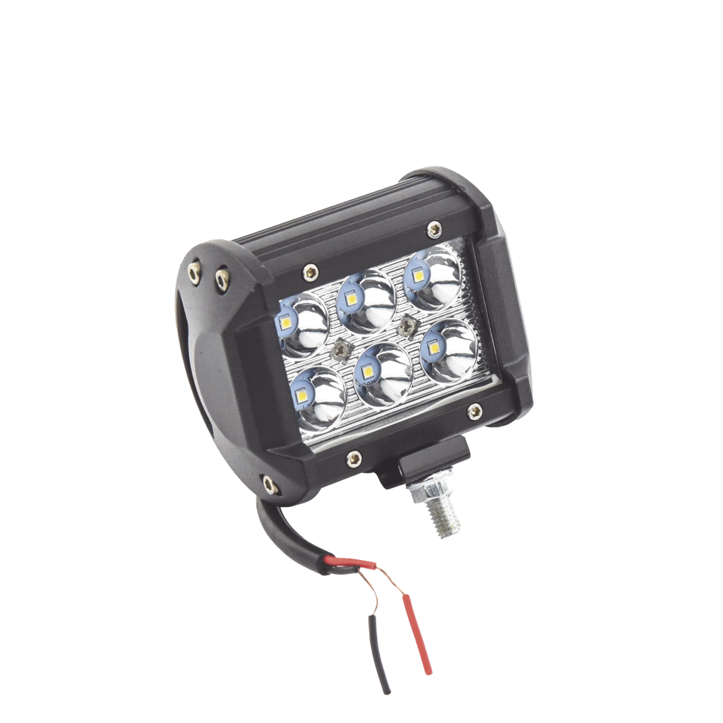 Luz de Trabajo de 6 LED, 1500 Lúmenes, 9 Watts, 10-30 Vcc, IP67, 4 pulgadas