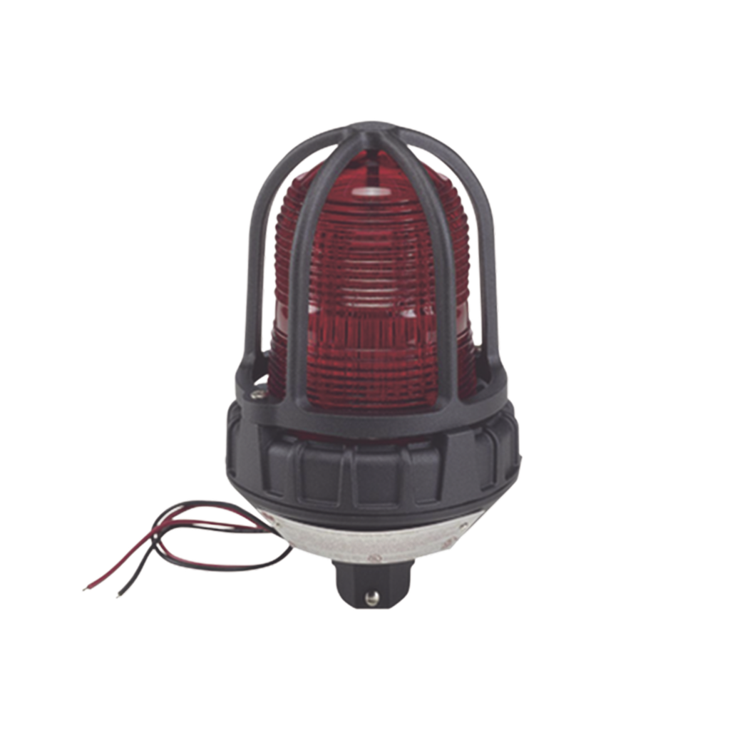 [151XST-240-R] Luz estroboscópica para ubicaciónes peligrosas,  montaje tipo tubo, 240 VCA, color Rojo