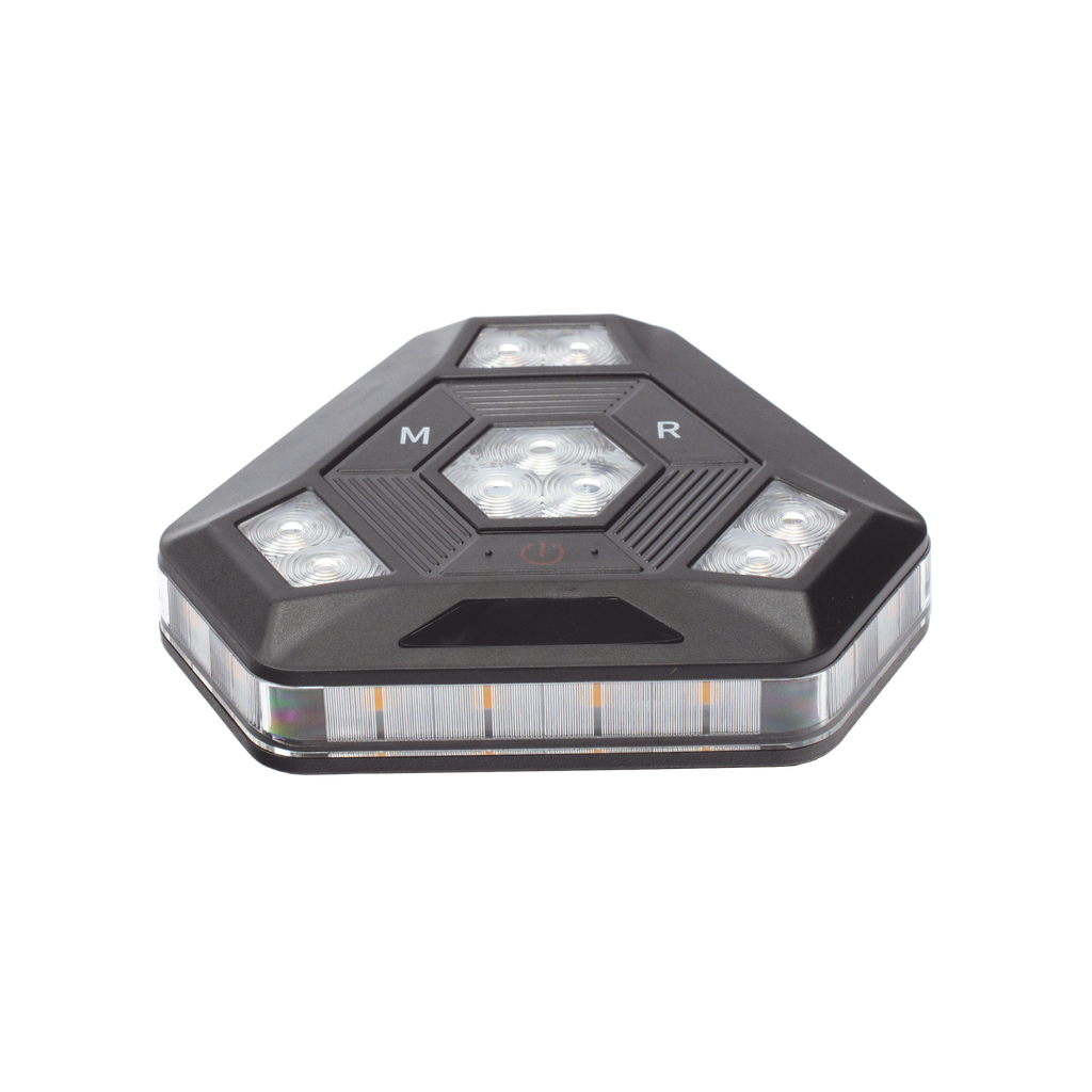 Luz Auxiliar Ámbar Ultra Brillante Para Automóviles, Motocicletas y Bicicletas Con Montaje Magnético