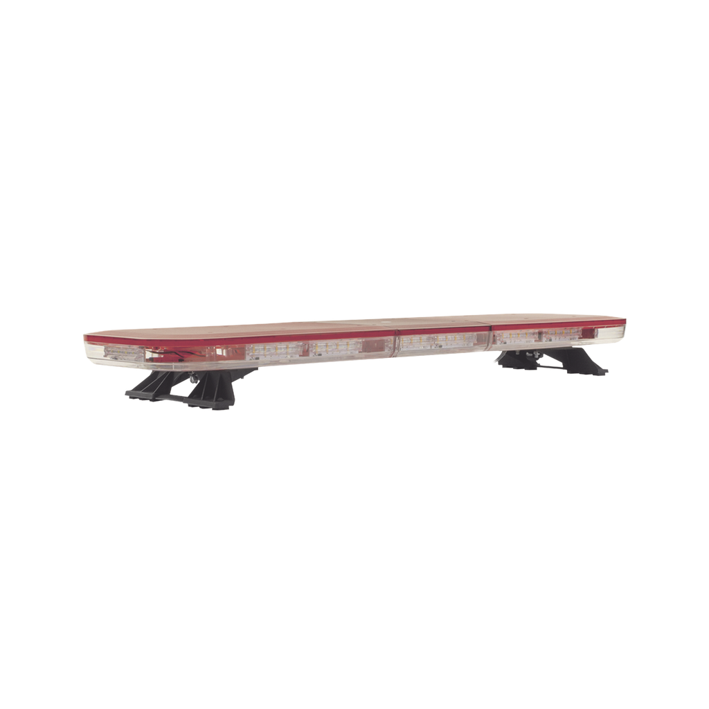 [X67RWV2] Barra de luces LED de 47, 124 LED, con control de tráfico en color ámbar, dual color rojo/claro, ideal para equipar ambulancias y unidades de bomberos