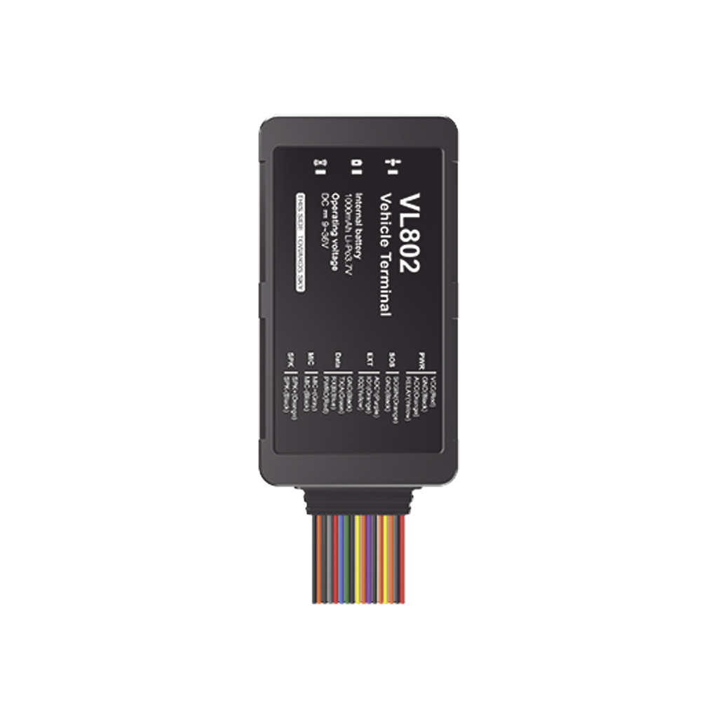 [VL802] Localizador vehicular 4G Boton de Emergencia y Relevador incluidos / detección de apertura de puertas / multiples salidas digitales / compatible con sensor ultrasonico de combustible