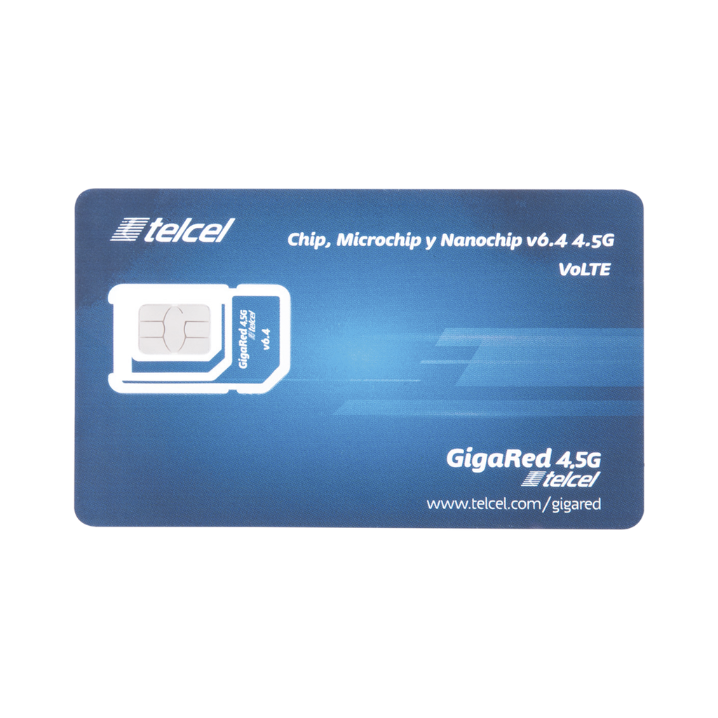 [SIM10GBTELCEL] SIM SYSCOM 10 GB mensual para dispositivos móviles 3G/4G (Telcel) 1 año de servicio (solo datos)