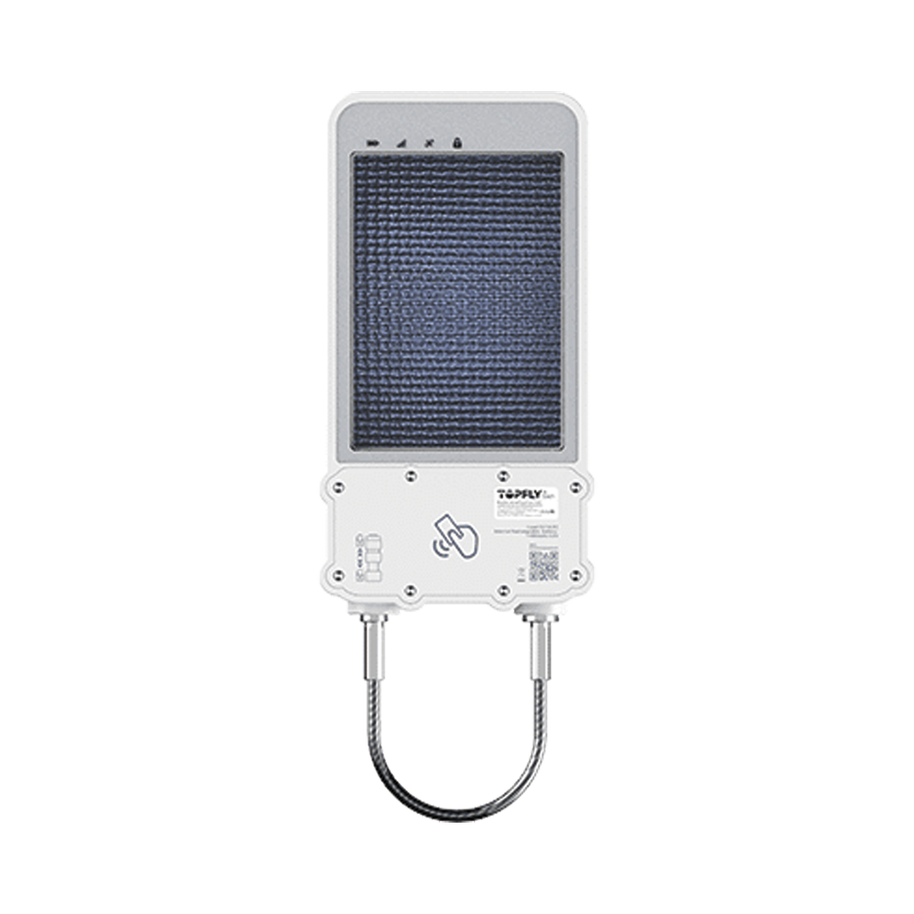 Cerradura Inteligente GPS con Energía Solar / SolarGuardX 100 / Seguimiento de Activos LTE Cat-M1 / Desbloqueo por RFID BLE OTA / Impermeable IP67 / Detección de Movimiento / Alarma de Bloqueo / Batería 14400mAh / Seguridad de Datos M