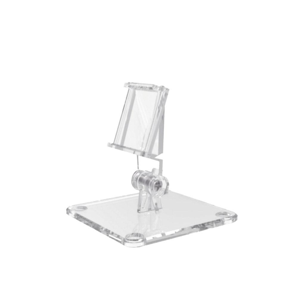 [T-SHAPE-STAND-3101] Soporte en T para Etiqueta de Tinta Electrónica / AccessPRO / Rotación de 50 Grados / Escritorio / Compatible con 2.13 - 2.66 - 2.9 - 4.2