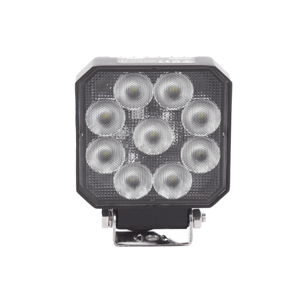 Luz de trabajo, 9 LED, 1050 Lumenes, 12-24 Vcd