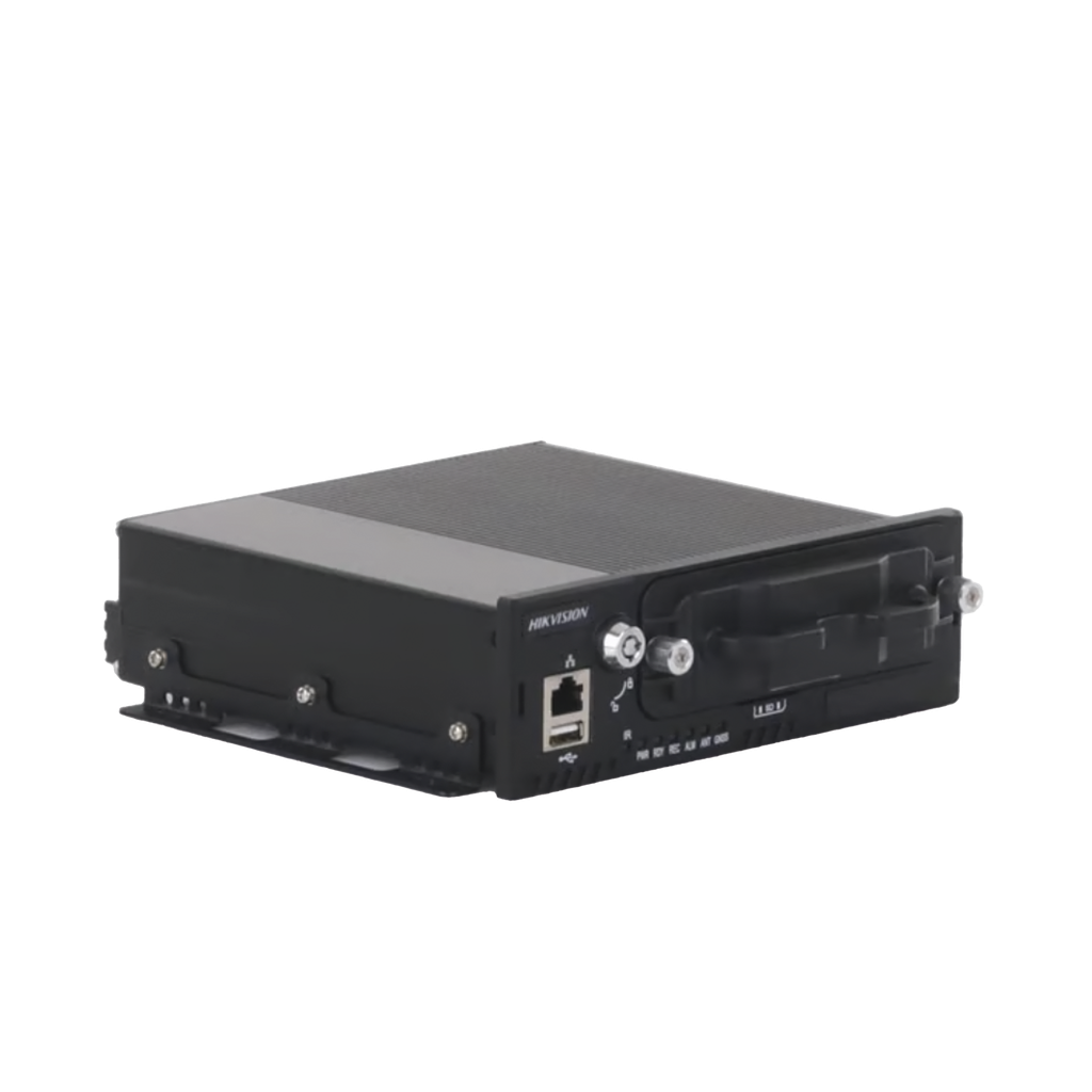 [AE-MD5043(1T/SSD)] DVR Móvil 1080p (2 Megapixel) / 4 Canales TURBO / Sensor G / Compatible IA / Soporta 2 HDD / Alarmas I/O / Salida de Video / Incluye 1 SSD de 1 TB