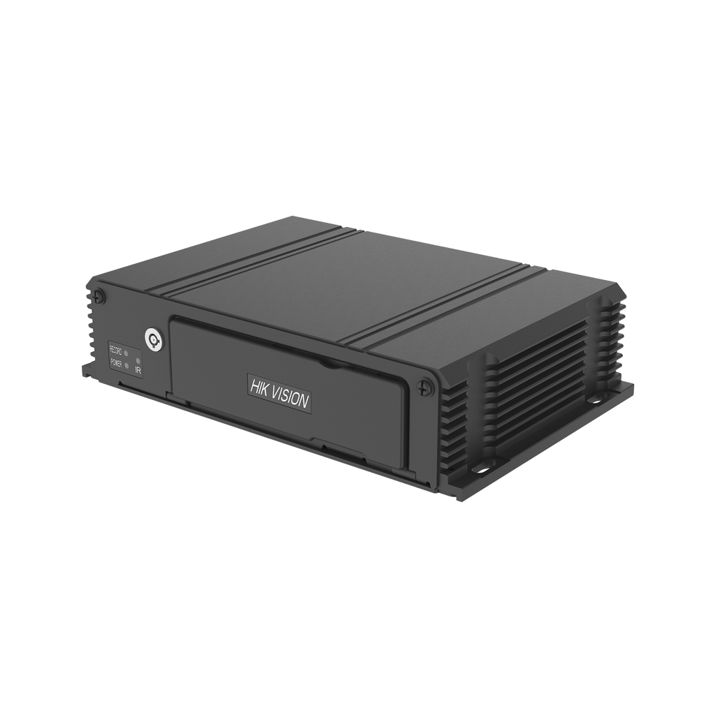 [AE-MD5043-SD/I/GLF] DVR Móvil 2 Megapixel (1080p) / 4 Canales TURBOHD / Tecnología IA Integrada / Soporta 4G / GPS / Sensor G / Soporta 2 Memorias SD (512 GB Total) / Alarmas I/O