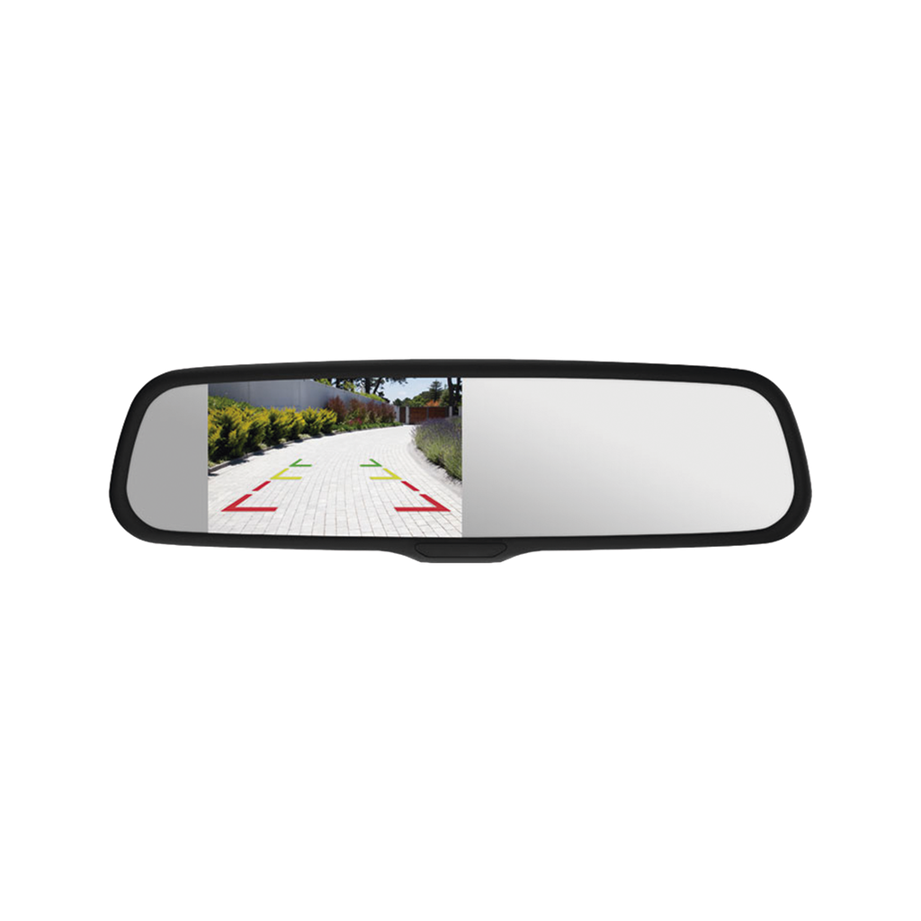 [MR-1000] Espejo retrovisor con Pantalla LCD con atenuación automática cuenta con entradas de video duales