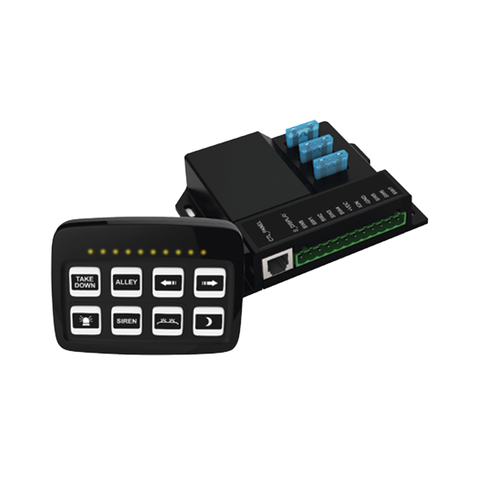 Controlador Universal de 8 interruptores, 12-24 Vcd con Montaje Fijo y de Succión