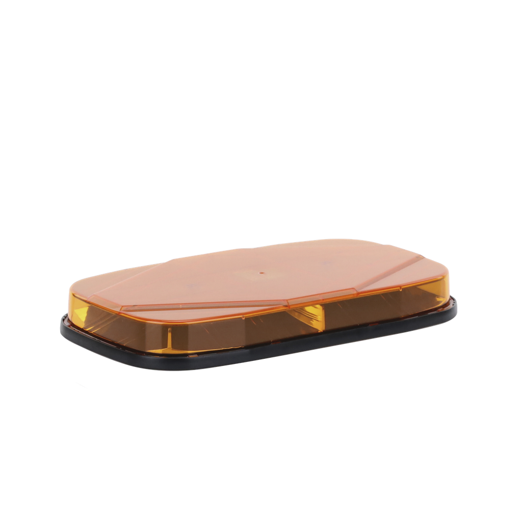 [HL15PA] Mini barra de luces. 24 LED, 15 pulgadas, Highlighter LED, Ambar, Domo Ambar, Montaje Permanente, Ideal para Seguridad Privada