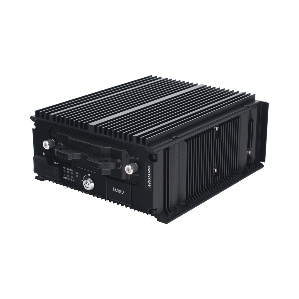 DVR Hibrido Móvil 1080p / 4 Canales TURBO + 8 Canales IP / Soporta 4G / WiFi / GPS / Sensor G / Soporta 2 Memorias SD / Alarmas I/O / Salida de Video