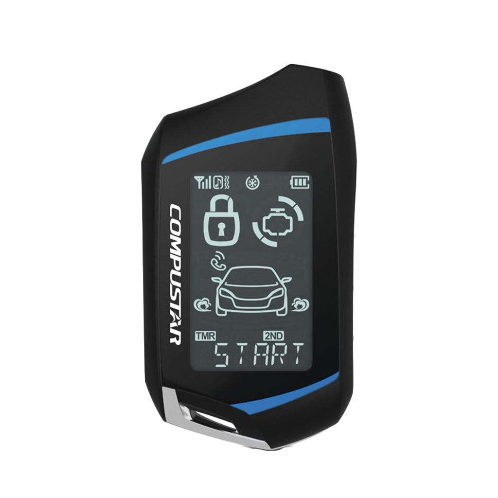 [2WT9R-FM] Control Remoto Bidireccional de cuatro botones para Sistemas de alarmas Compustar hasta con un kilometro de alcance