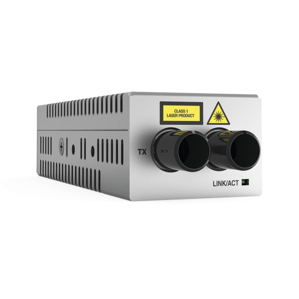 [AT-DMC1000/ST-90] Mini convertidor de medios de cobre a fibra de escritorio 1000TX a 1000SX conector ST