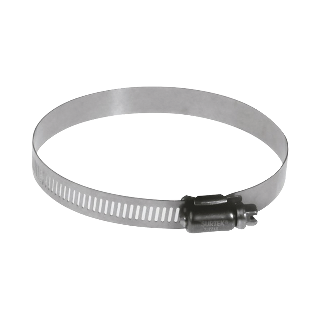 [SYS137717] Abrazadera Sin Fin Diámetro 3-9/16 a 4-1/2 / 1/2 de Ancho / Acero Inoxidable.