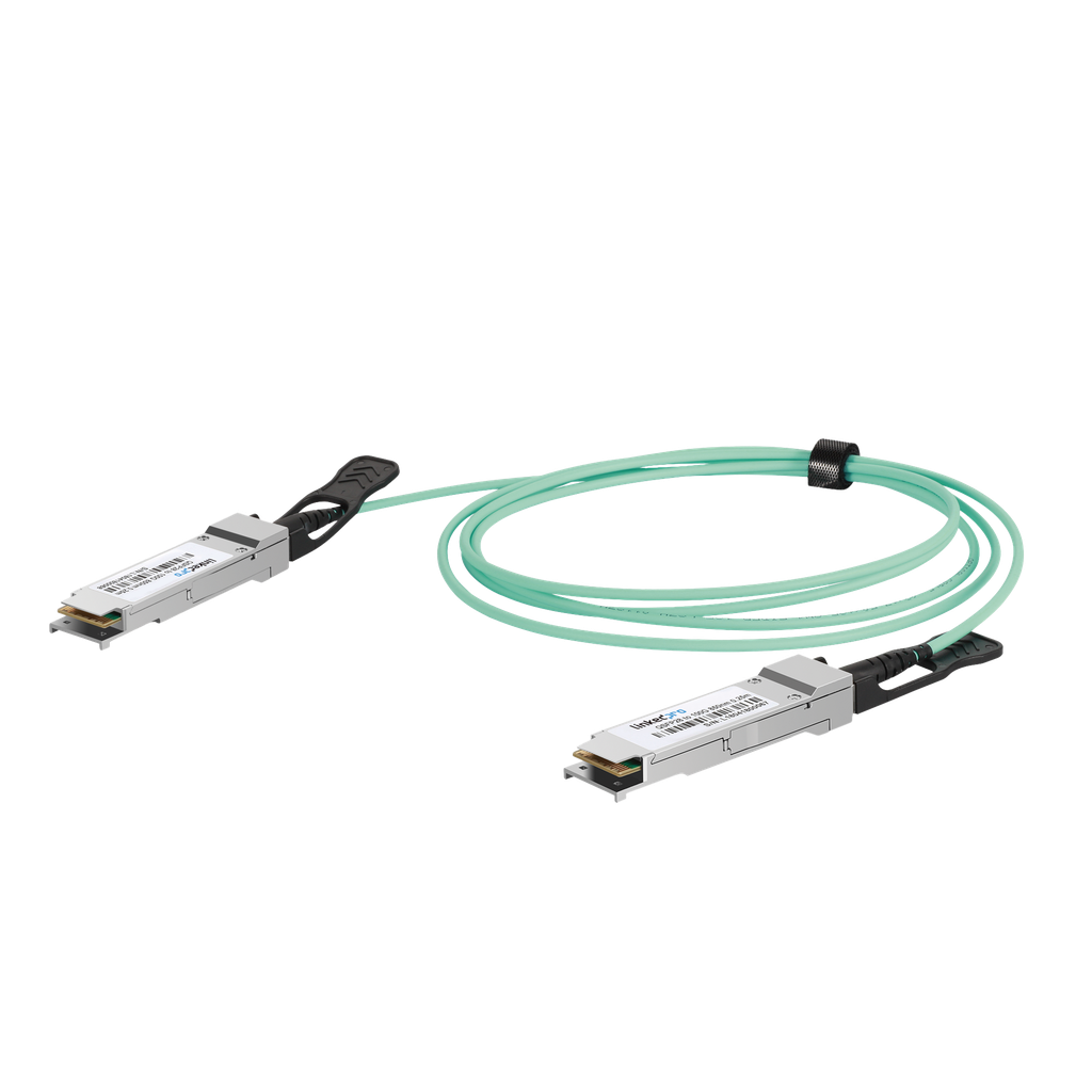 [LP-AOC-100G-3M] Cable AOC QSFP28 de 100 Gbps a 100 Gbps / Cable de fibra óptica Activo / Longitud: 3 metros