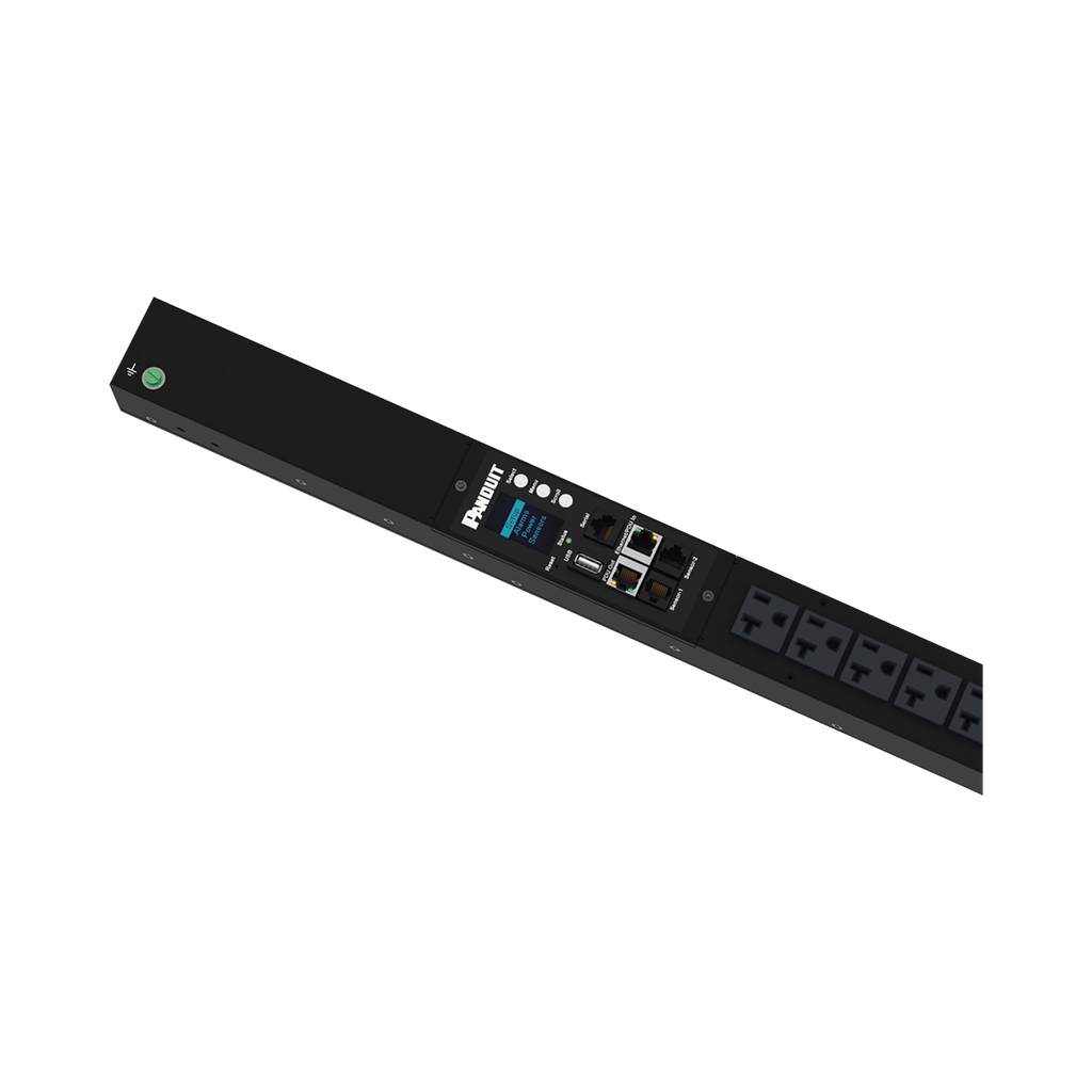 [P16D20G] PDU G6 Monitoreable (MI) para Distribución de Energía, Enchufe de Entrada NEMA 5-15P, Con 16 Salidas NEMA 5-20R, de Instalación Vertical, 120 Vca, 15 Amp