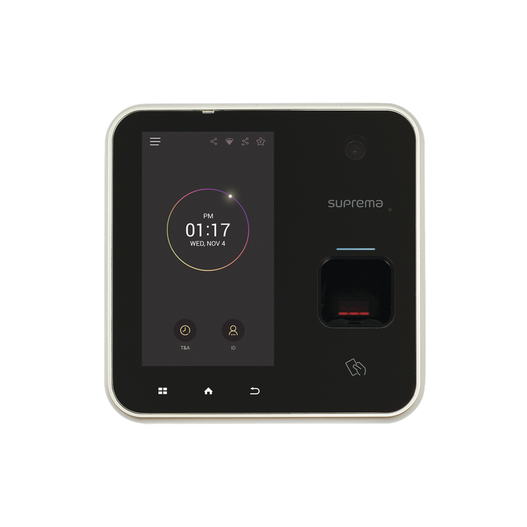 [BSA2OHPW] BioStation A2 Lector de Huella con Teclado Touch / WIFI / PoE Lector 125KHz HID Prox