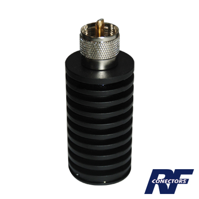 [DL30A] Carga Terminal Fantasma Seca de 50 Ohm, 15 Watt, DC-500 MHz, conector UHF macho (PL-259).