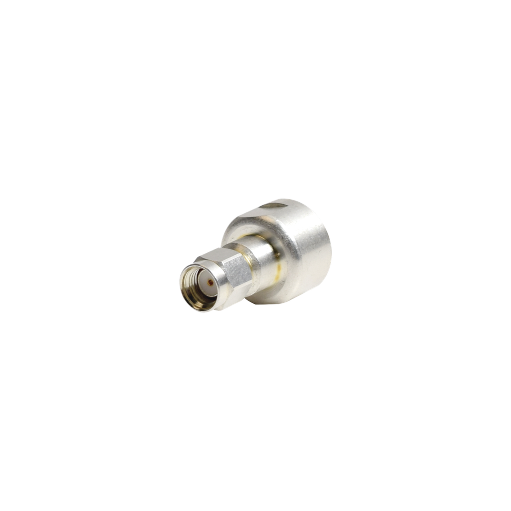 [PT-4000-133] Adaptador UNIDAPT Hembra a SMA Macho Inverso. Plata / Oro / Teflón.