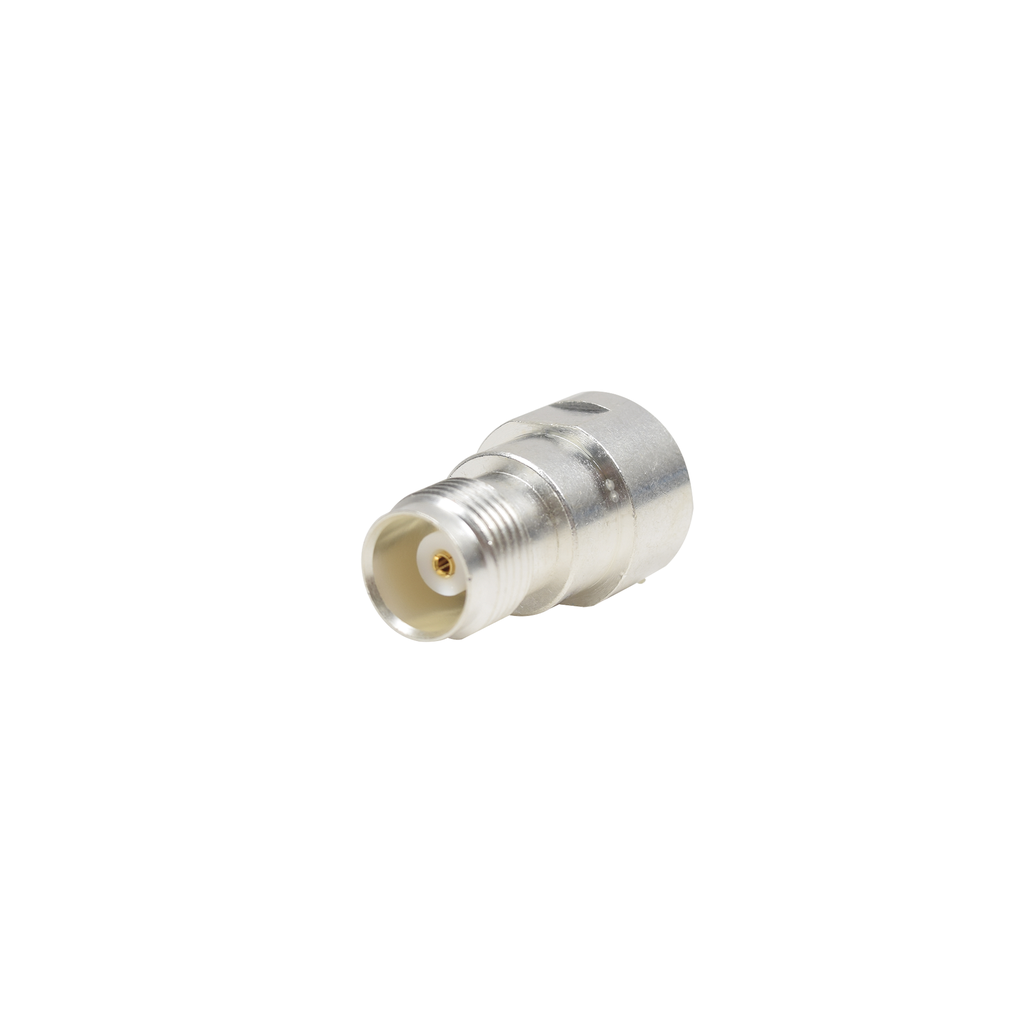 [PT-4000-011] Adaptador UNIDAPT Hembra a TNC Hembra. Plata / Oro / Teflón.