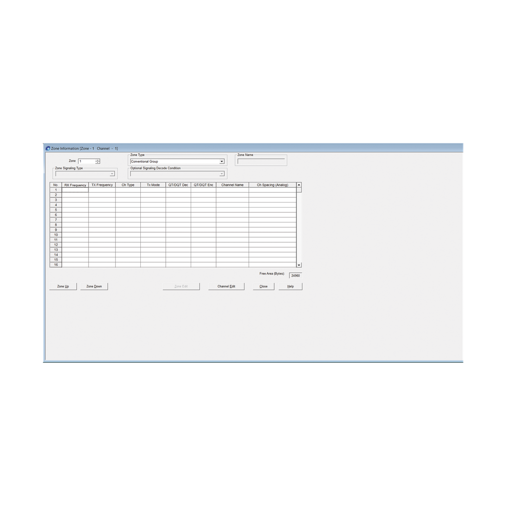 [KPG-D6K] Software de programación para radios NX-1200 NX-1300 NX-1700 NX-1800 (serie NX-1000)