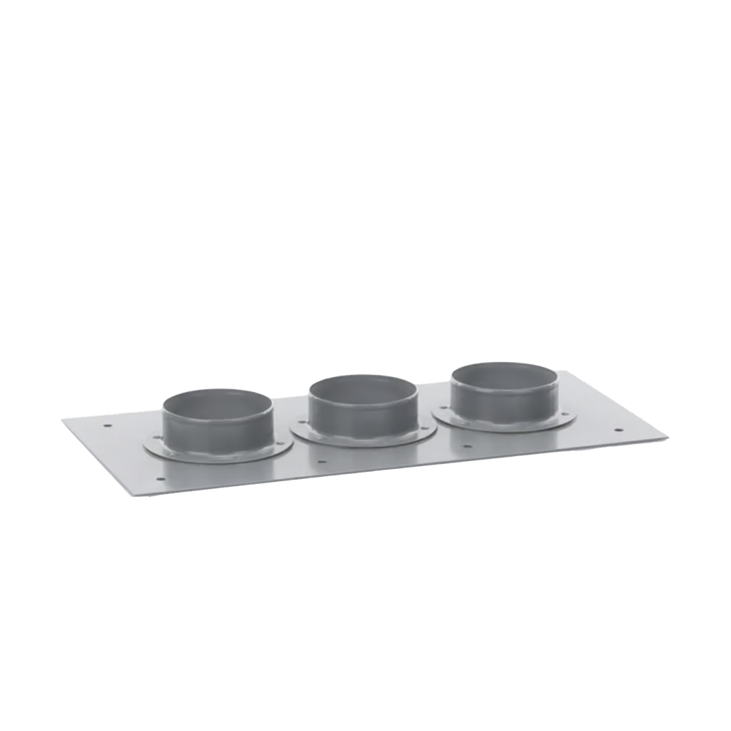 [STEP413] Placa Pasamuros Con Capacidad de 3 Botas de 4