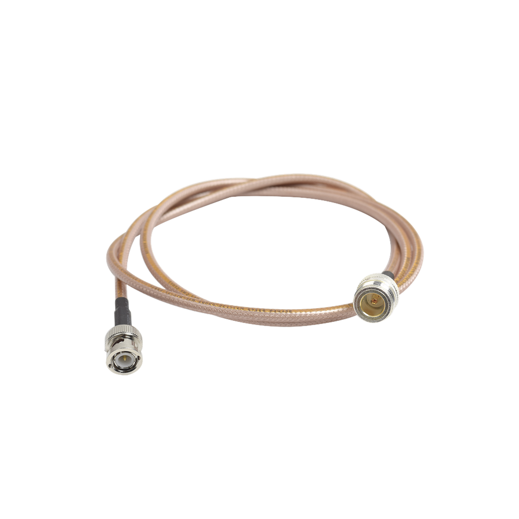 [SBNC142KNH110] Jumper Fabricado con Cable LP-142 conectores BNC/N Hembra de 110 cm.