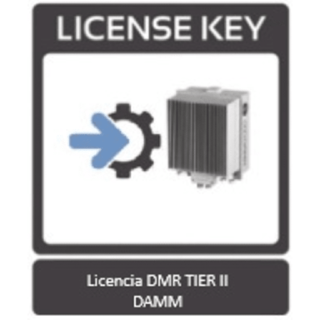 [TFDLN6CARDMRT2] Licencia protocolo DMR TIER II para estación base BS422 de DAMM