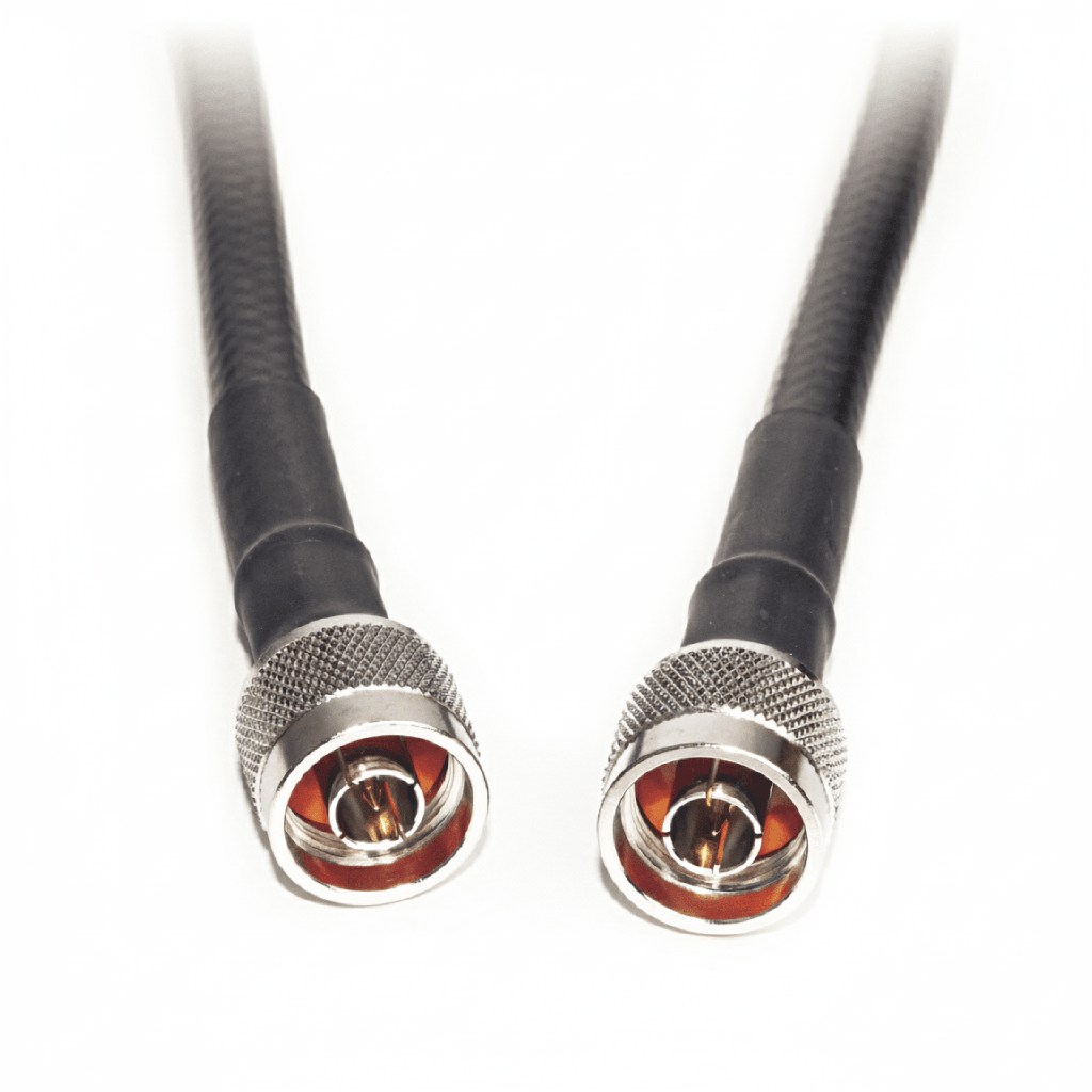 [EP-JC405-NN18] Jumper Coaxial con Cable epcom405 | Conector N Macho en los extremos | 18 metros de longitud.
