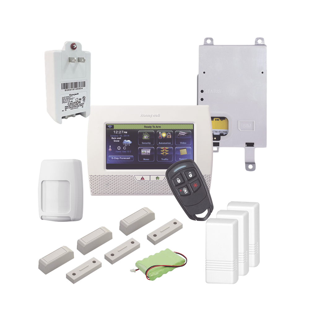 [L7000LAS3GL] Panel de Alarma Inalambrico con Pantalla Touch en Español con GSM