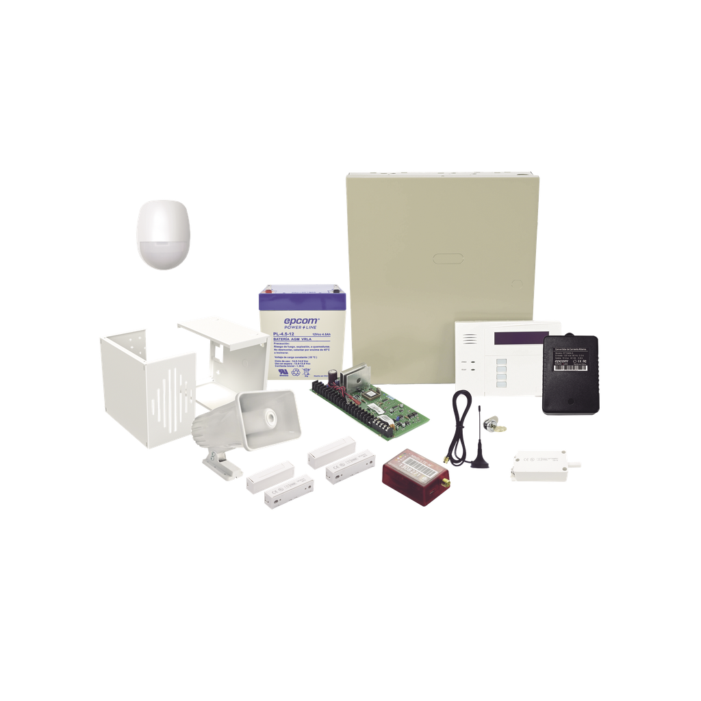 [KIT2MINI-60RF] KIT de Alarma VISTA48/6160RF con 2 AÑOS de Comunicación Ilimitada 4GLTEM / 5G