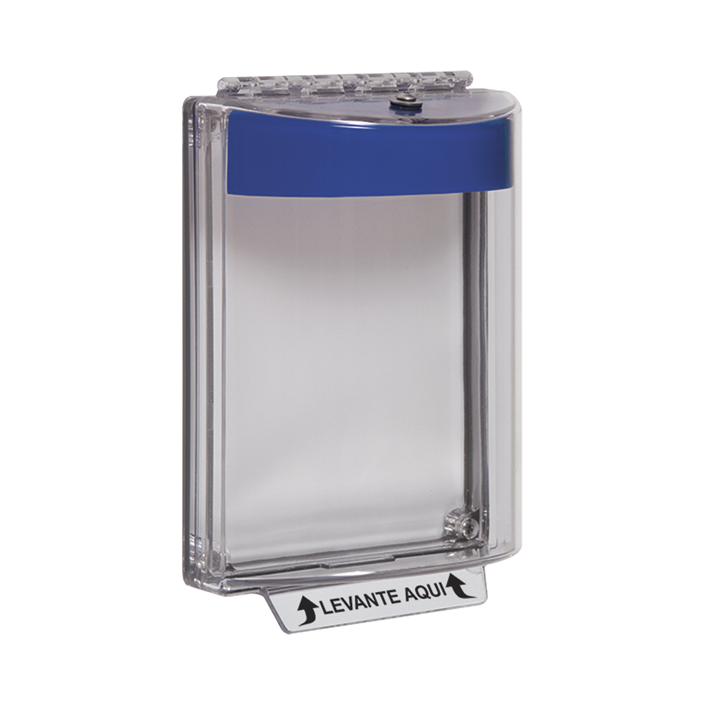 [STI-13010-NB] Cubierta universal transparente con mensaje de incendio en Español