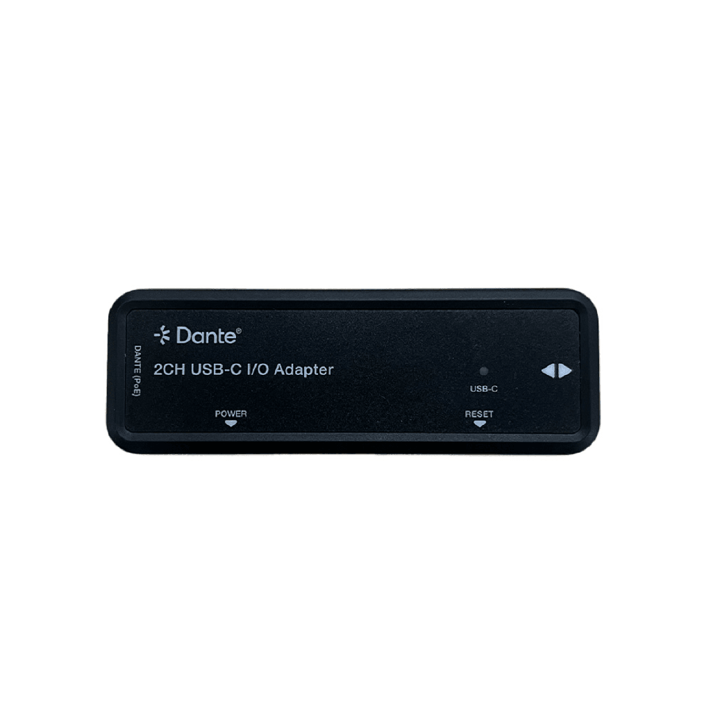 [EPP-AUD22UC] Extensor de Audio Dante® 2CH USB-C I/O Adapter | HDMI 1.4 | 4K@30Hz | Audio 7.1CH HD | USB-C | PoE | Dante® Controller | Latencia Configurable 1-5ms | ESD Protección IEC 61000-4-2