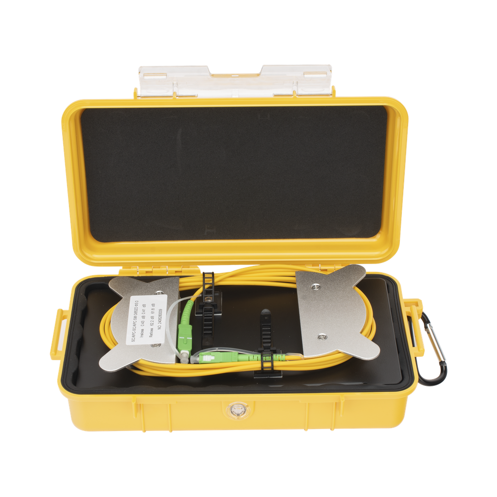 [LP-LC-SM-1KM] Bobina de Lanzamiento monomodo de 1 km con conectores SC/APC