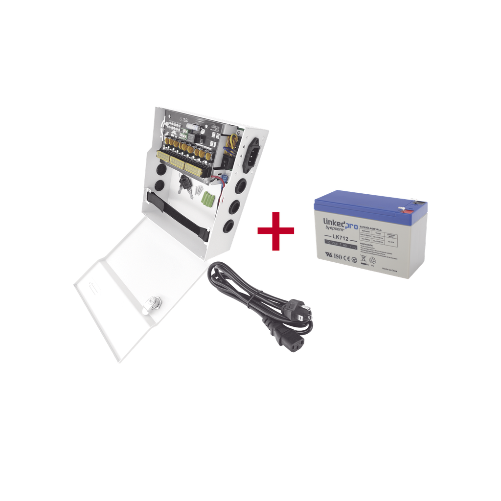 [PLK12DC8ABK/K] Kit / Fuente PLK12DC8ABK + Batería incluída LK712